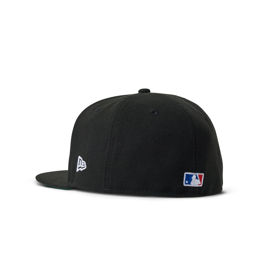 New Era Micro Lockup Los Angeles Dodgers 59Fifty Fitted Black