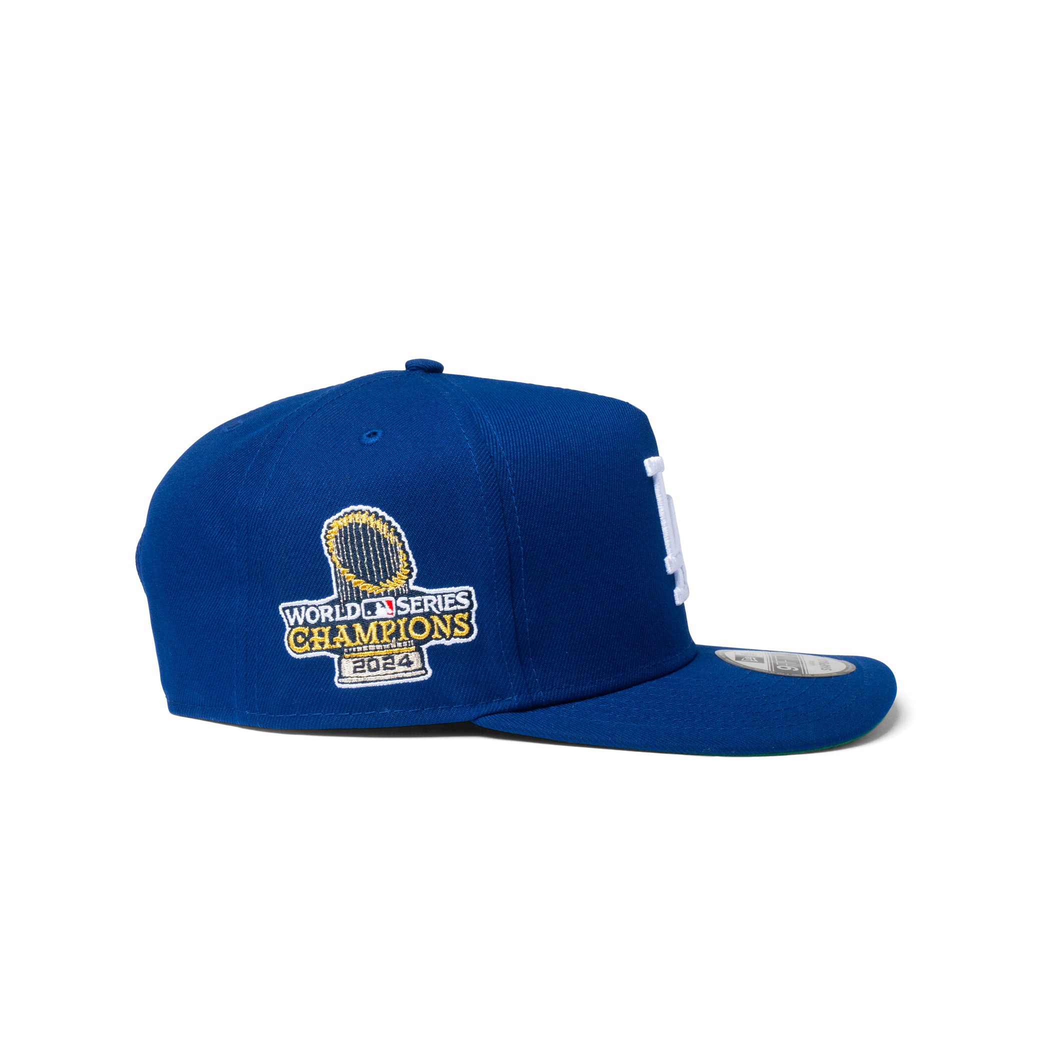 New Era Dodgers 2024 World Series Champions Trophy Side Patch