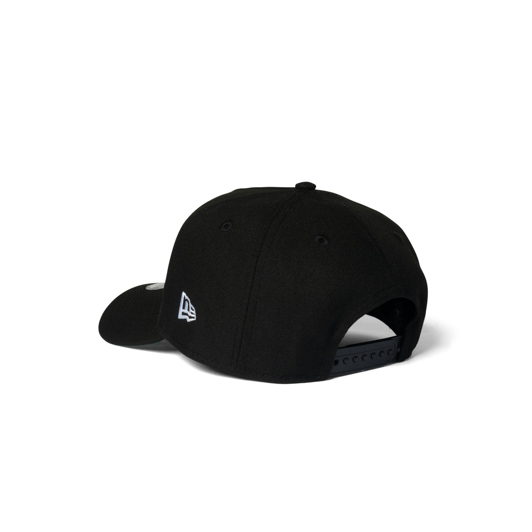 New Era White Sox Super Micro Logo 9Forty A Frame Snapback Black