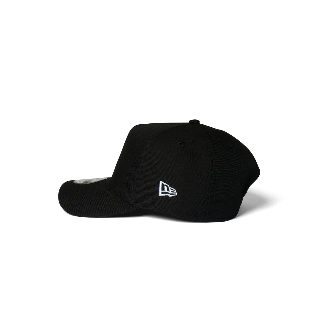 New Era White Sox Super Micro Logo 9Forty A Frame Snapback Black