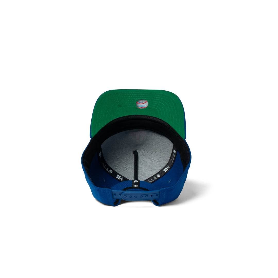 New Era Mets 9Fifty A Frame Curve Upside Down Snapback Blue