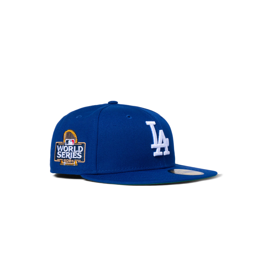 New Era Dodgers 2024 World Series Champions Trophy Box Side Patch Fitted