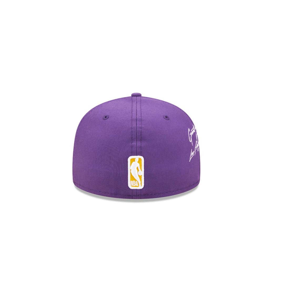 New Era Los Angeles Lakers NBA Cloud Icon Purple 59FIFTY Fitted Cap