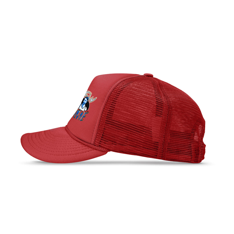 Hall Of Fame Gonzaga Drew Timme Trucker Hat Red