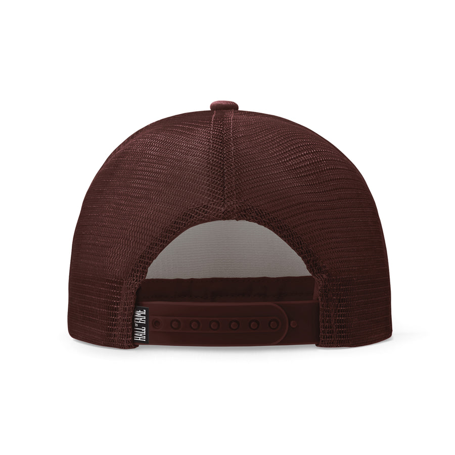 Hall Of Fame Ball Head Trucker Hat Brown