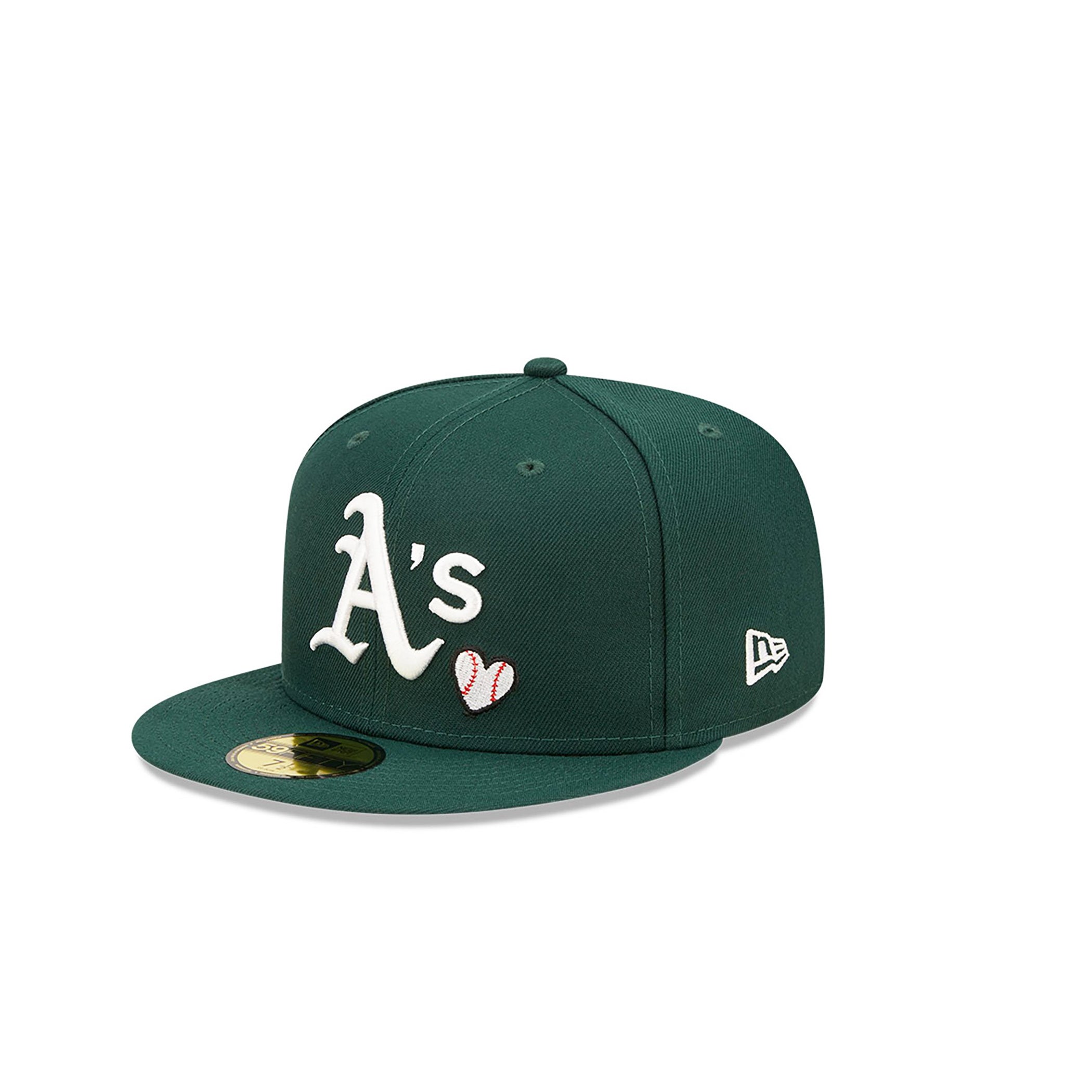 New Era 59FIFTY MLB Oakland Athletics Team Heart Fitted Hat