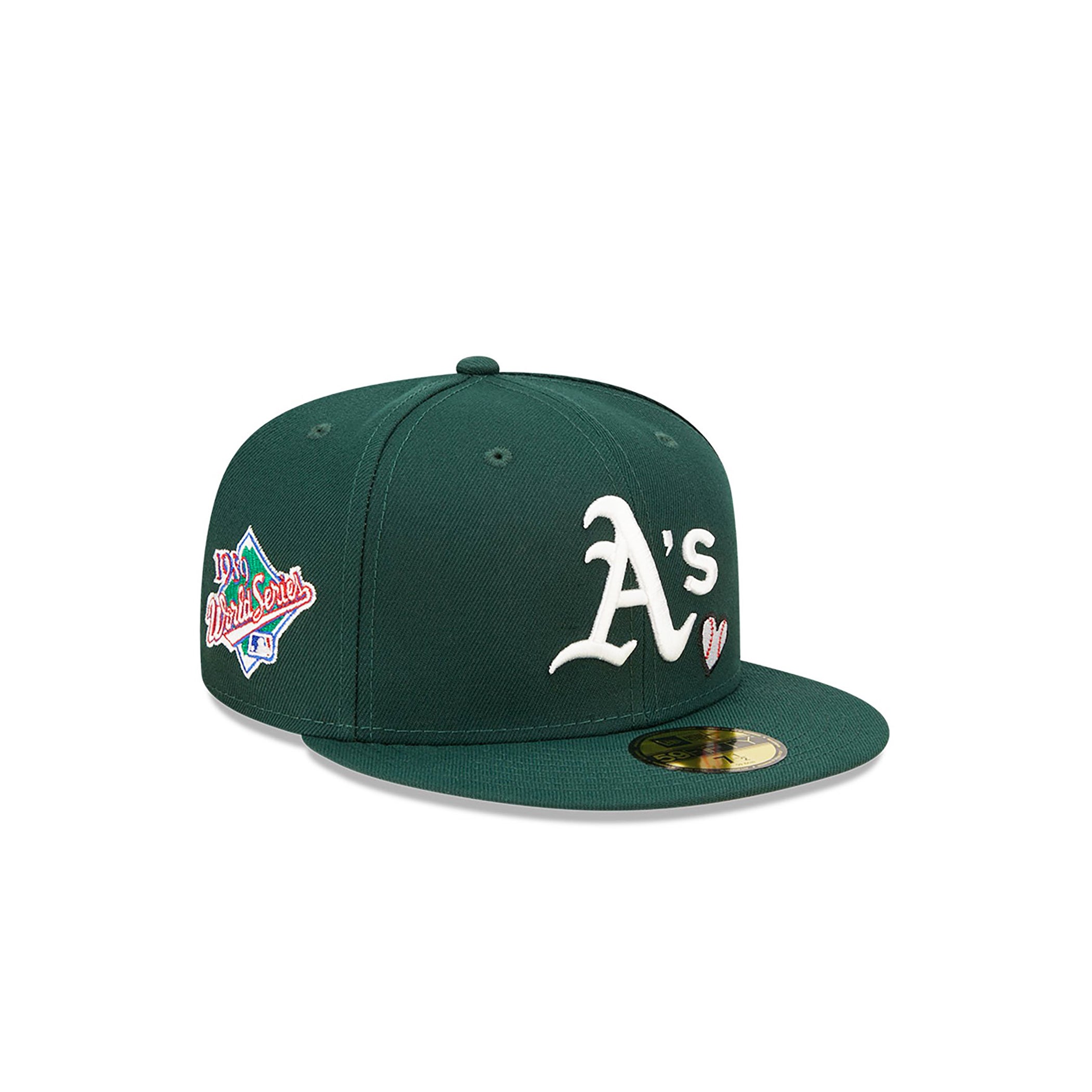 New Era 59FIFTY MLB Oakland Athletics Team Heart Fitted Hat