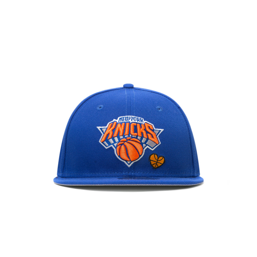 New Era New York Knicks Team Heart 59Fifty Fitted Blue