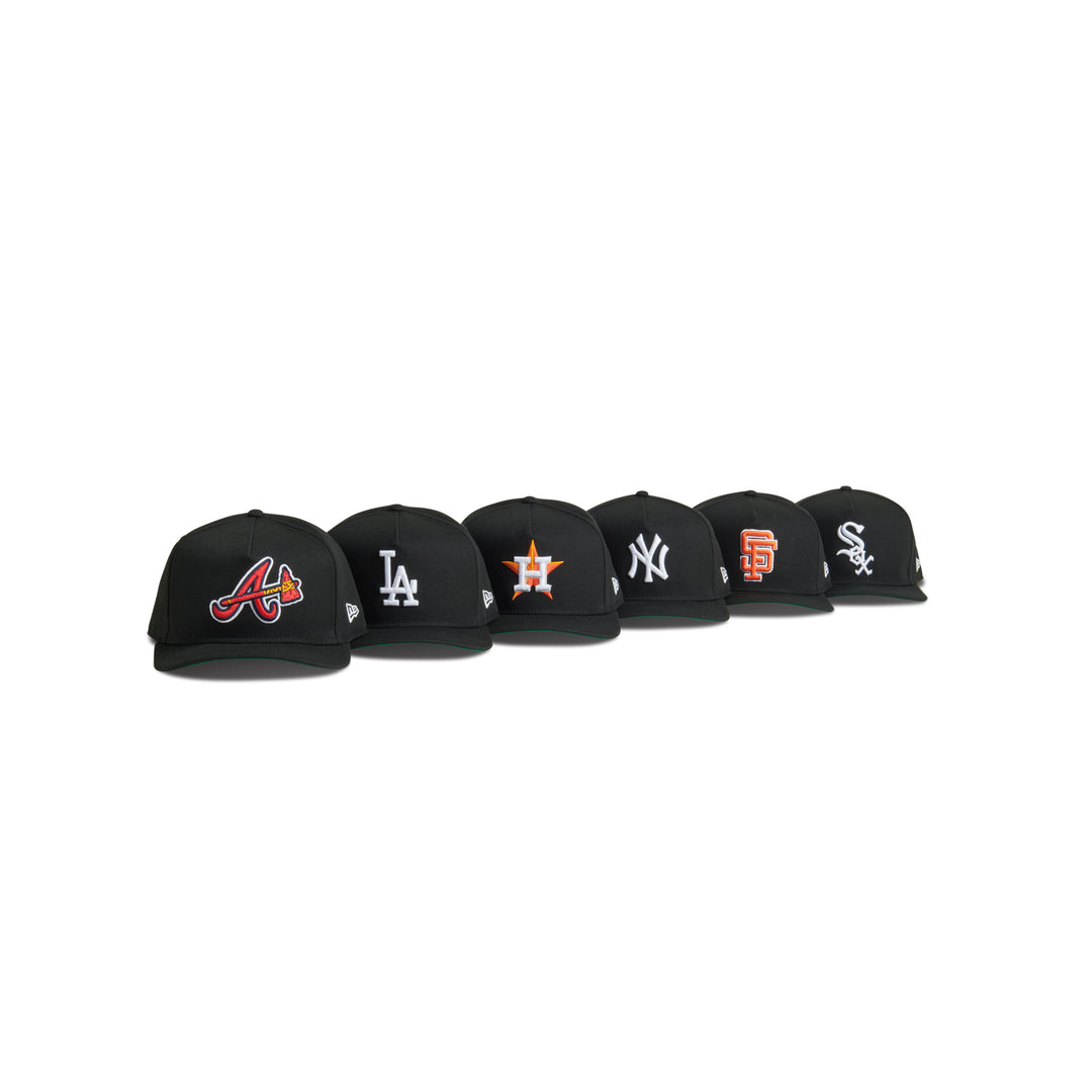 New Era Astros 9Fifty A Frame Curve Snapback Black