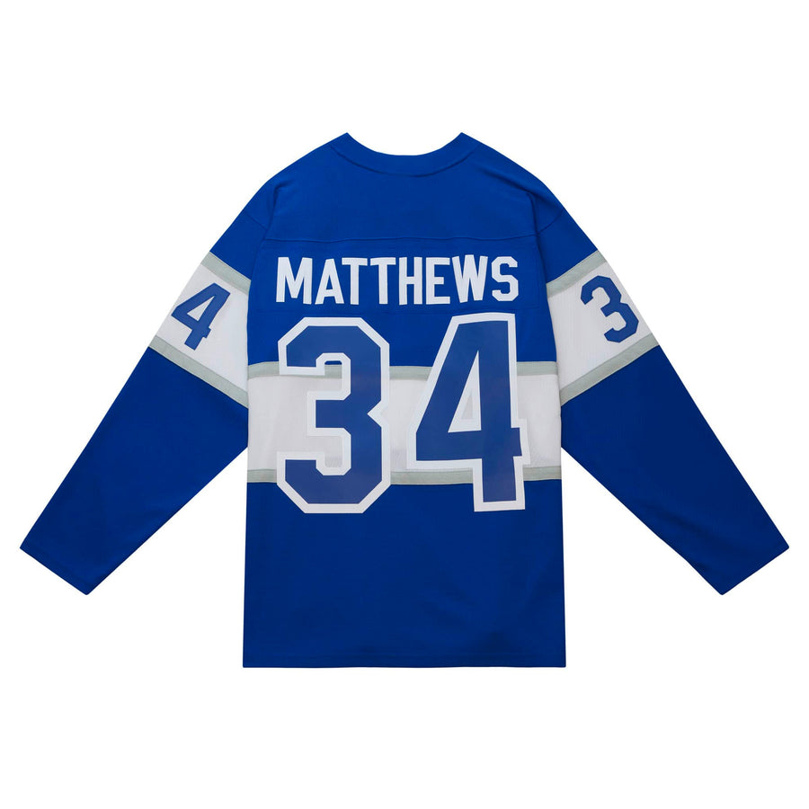 Mitchell & Ness Blue Line Auston Matthews Toronto Maple Leafs 2017 Jersey