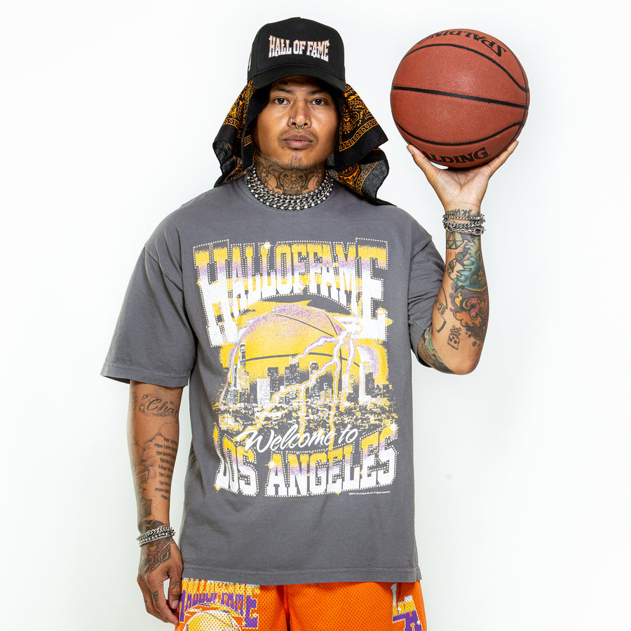 Hall Of Fame Welcome To L.A. Tee Grey