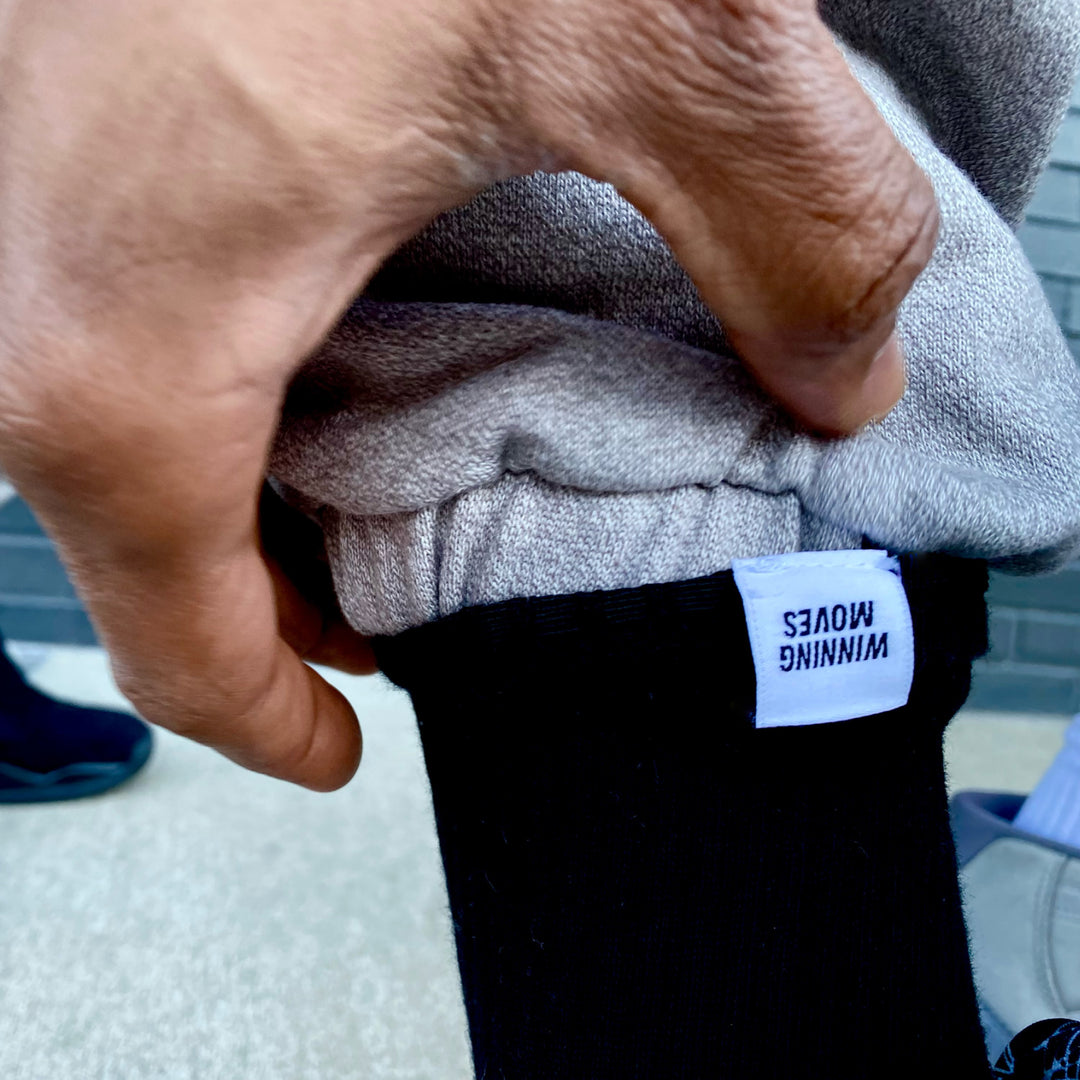 Hall Of Fame Cube Logo Crew Sock Black