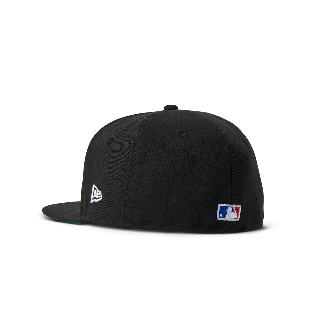 New Era Micro Lockup Dodgers 59Fifty Fitted Black