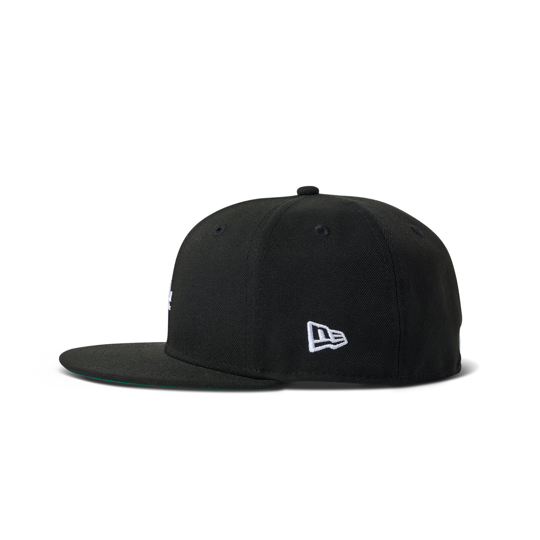 New Era Micro Lockup Dodgers 59Fifty Fitted Black