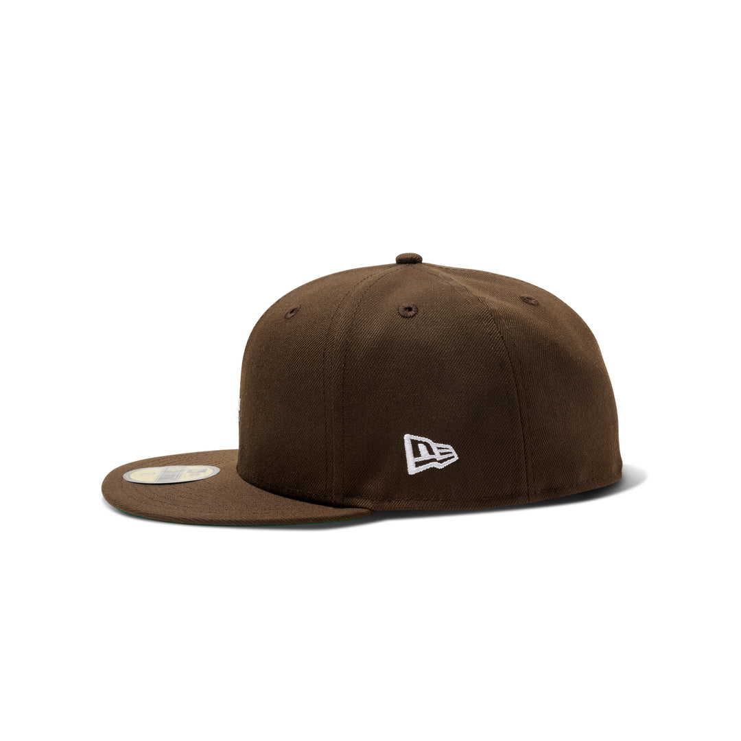 New Era Micro Lockup Dodgers 59Fifty Fitted Walnut
