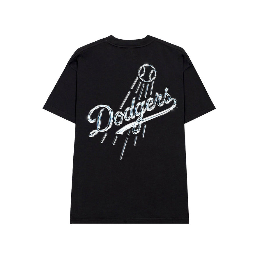 Mitchell & Ness Dodgers Liquid Chrome Tee Black