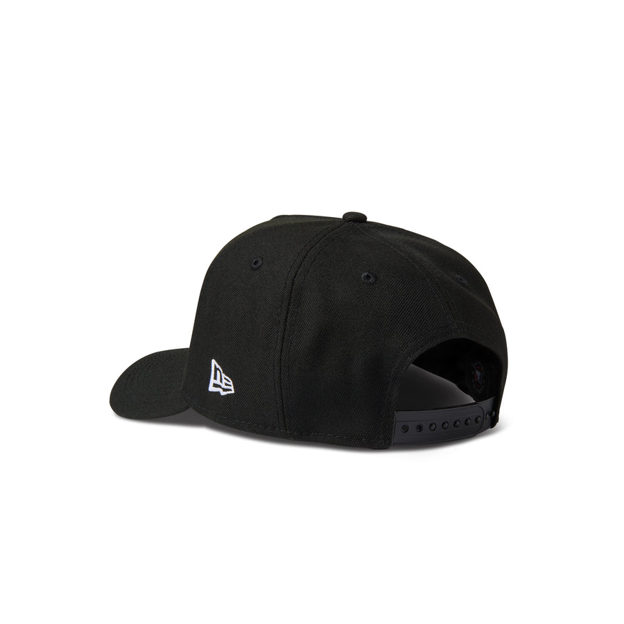 New Era Dodgers Micro Script 9Forty Snapback Black