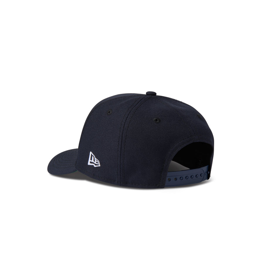 New Era Dodgers Micro Script 9Forty Snapback Navy