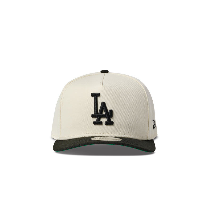 New Era Los Angeles Dodgers 9Fifty A Frame Curve Snapback Two Tone Chrome/Black