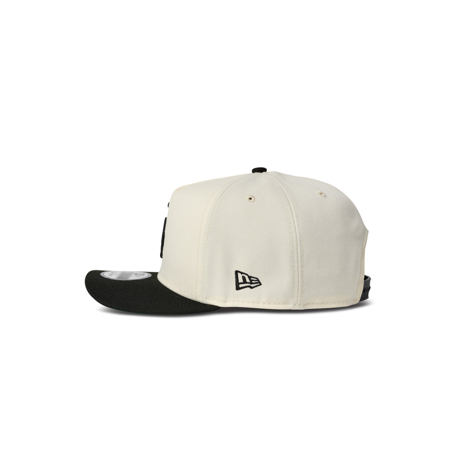 New Era Los Angeles Dodgers 9Fifty A Frame Curve Snapback Two Tone Chrome/Black