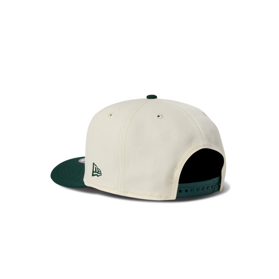 New Era Los Angeles Dodgers 9Fifty A Frame Curve Snapback Two Tone Chrome/Green