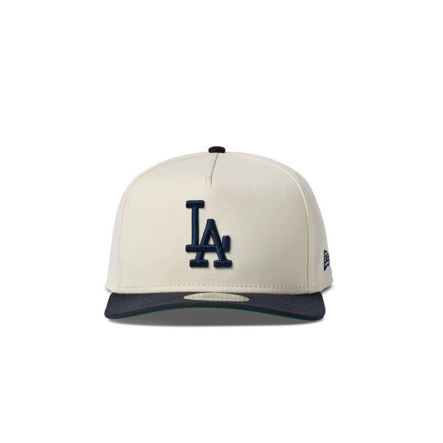 New Era Los Angeles Dodgers 9Fifty A Frame Curve Snapback Two Tone Chrome/Navy