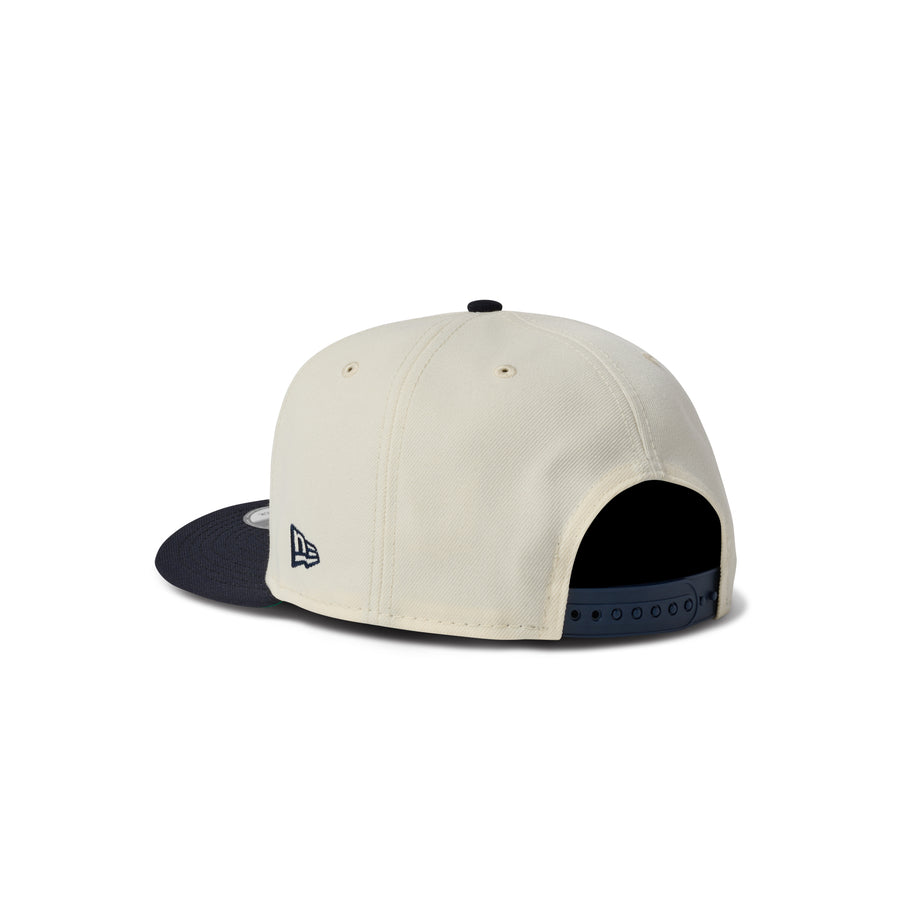 New Era Los Angeles Dodgers 9Fifty A Frame Curve Snapback Two Tone Chrome/Navy