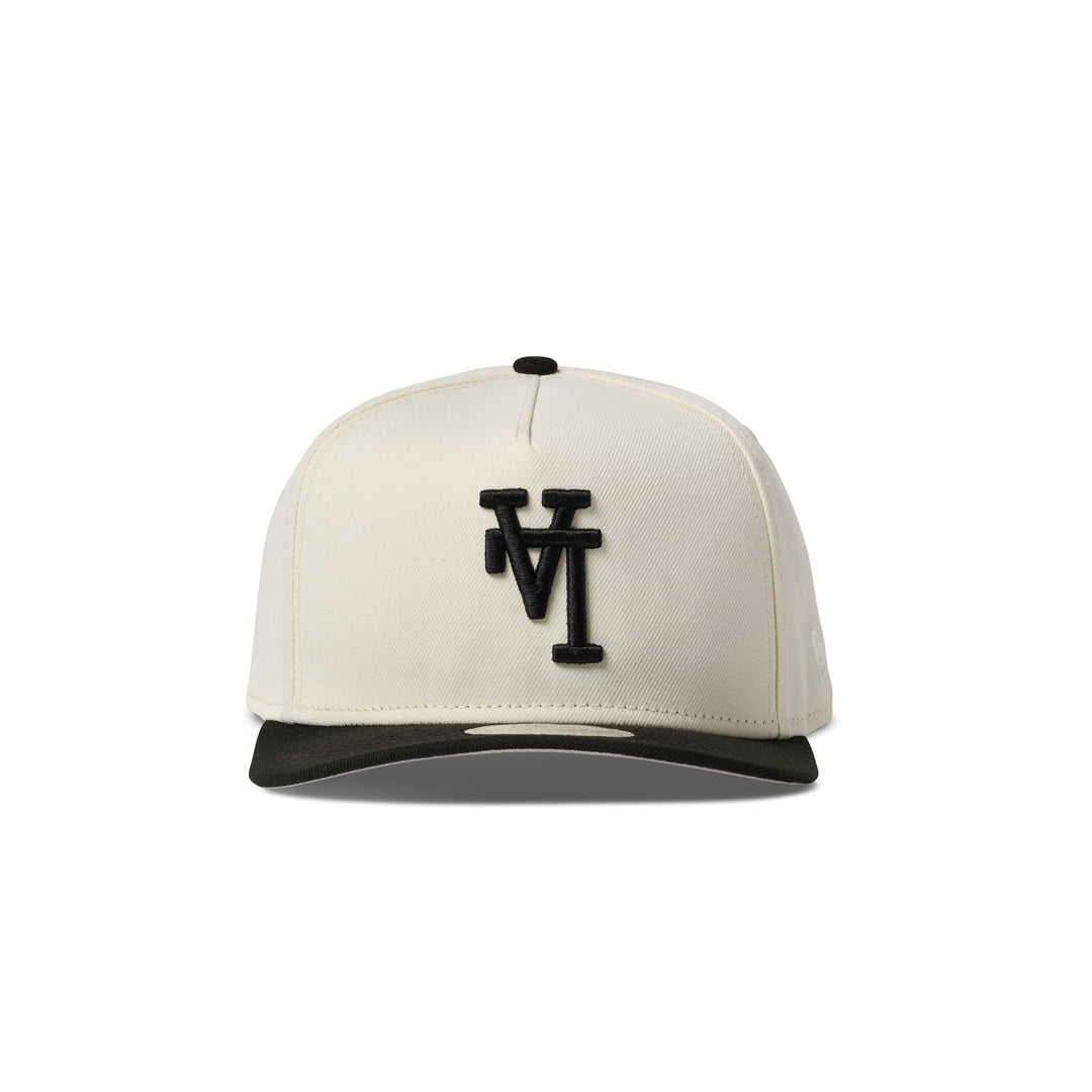 New Era Los Angeles Dodgers 9Fifty A Frame Curve Upside Down Snapback Two Tone Black