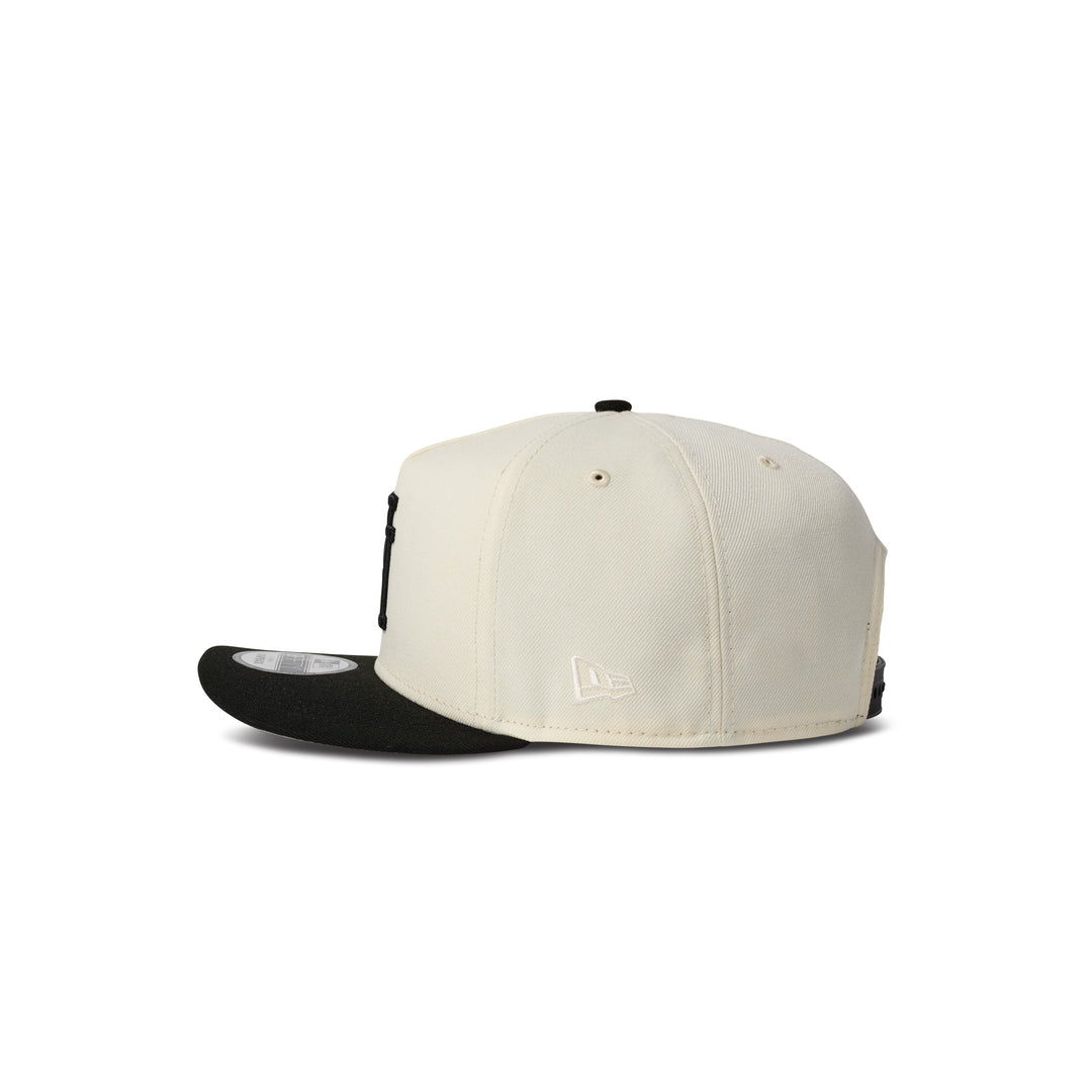 New Era Los Angeles Dodgers 9Fifty A Frame Curve Upside Down Snapback Two Tone Black