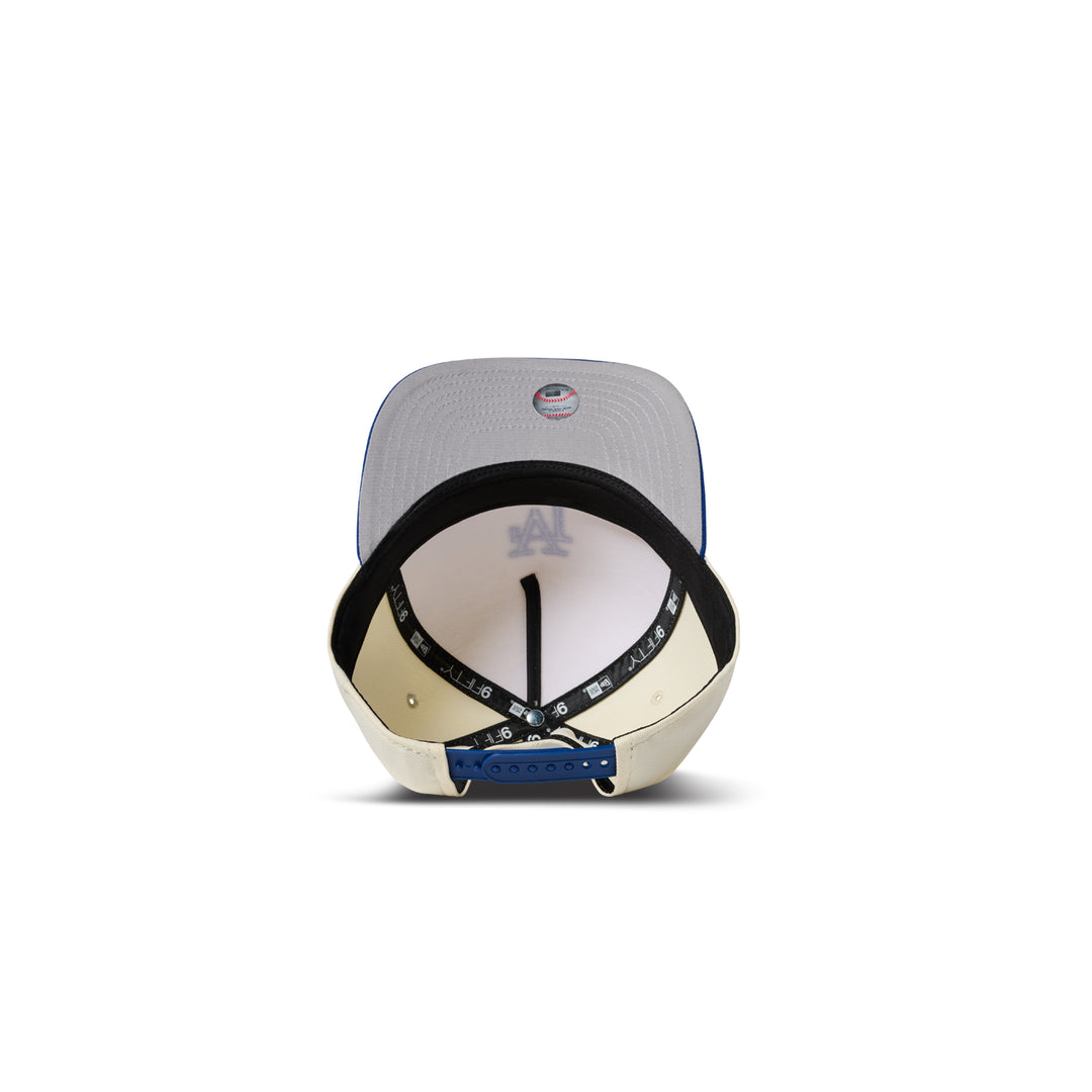 New Era Los Angeles Dodgers 9Fifty A Frame Curve Upside Down Snapback Two Tone Blue