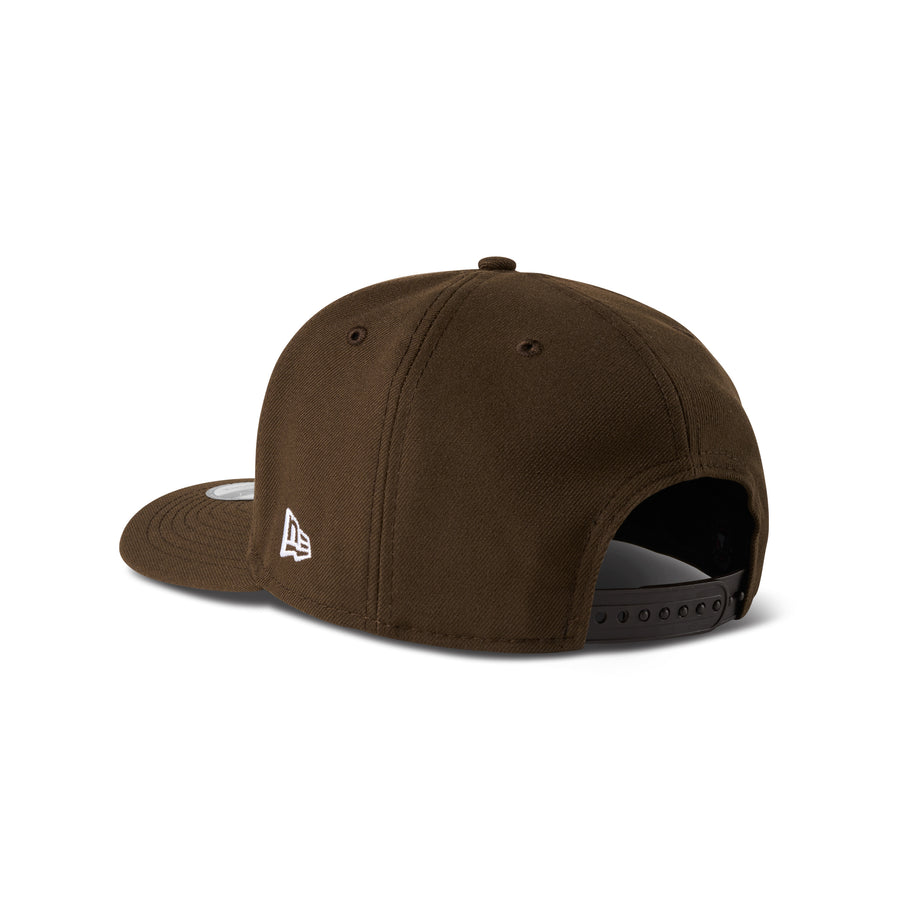 New Era Los Angeles Dodgers 9Fifty A Frame Curve Upside Down Snapback Walnut