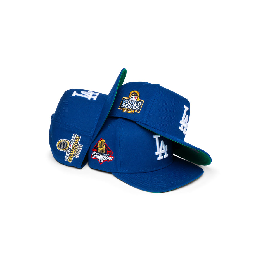 New Era Dodgers 2024 World Series Champions Trophy Box Side Patch Snapback