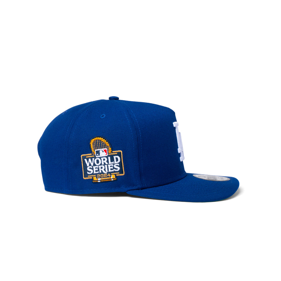 New Era Dodgers 2024 World Series Champions Trophy Box Side Patch Snapback