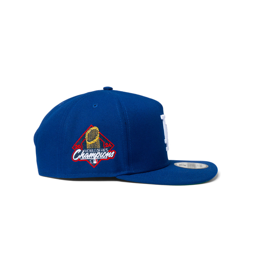 New Era Dodgers 2024 World Series Champions Trophy Diamond Side Patch Snapback