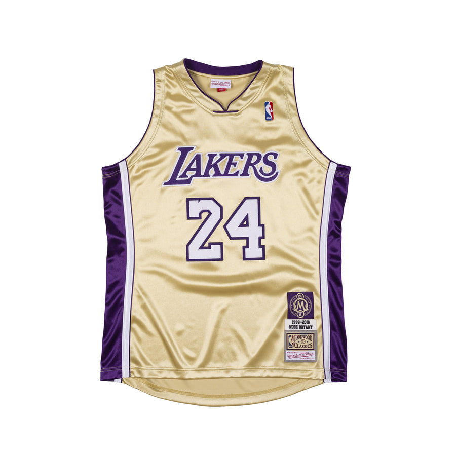 Mitchell & Ness Authentic Jersey Kobe Bryant Lakers 96 Gold