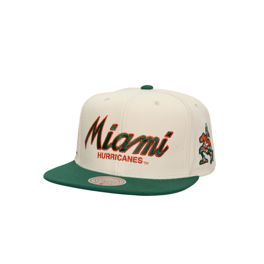 Mitchell & Ness NCAA Just Don Miami Snapback