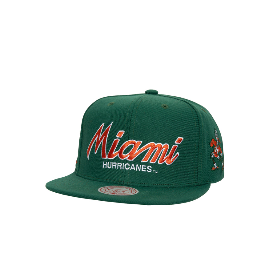 Mitchell & Ness NCAA Just Don Miami Snapback