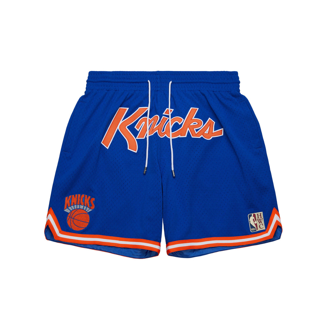 Mitchell Ness NBA Just Don Practice Shorts Knicks Hall of Fame