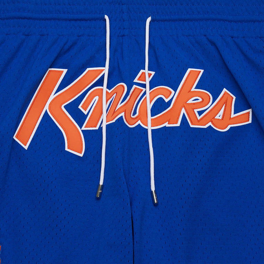 Mitchell & Ness NBA Just Don Practice Shorts Knicks