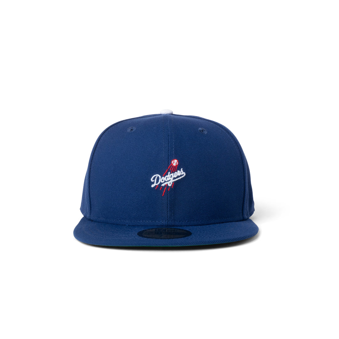 New Era Dodgers Micro Club Logo 59Fifty Fitted Blue