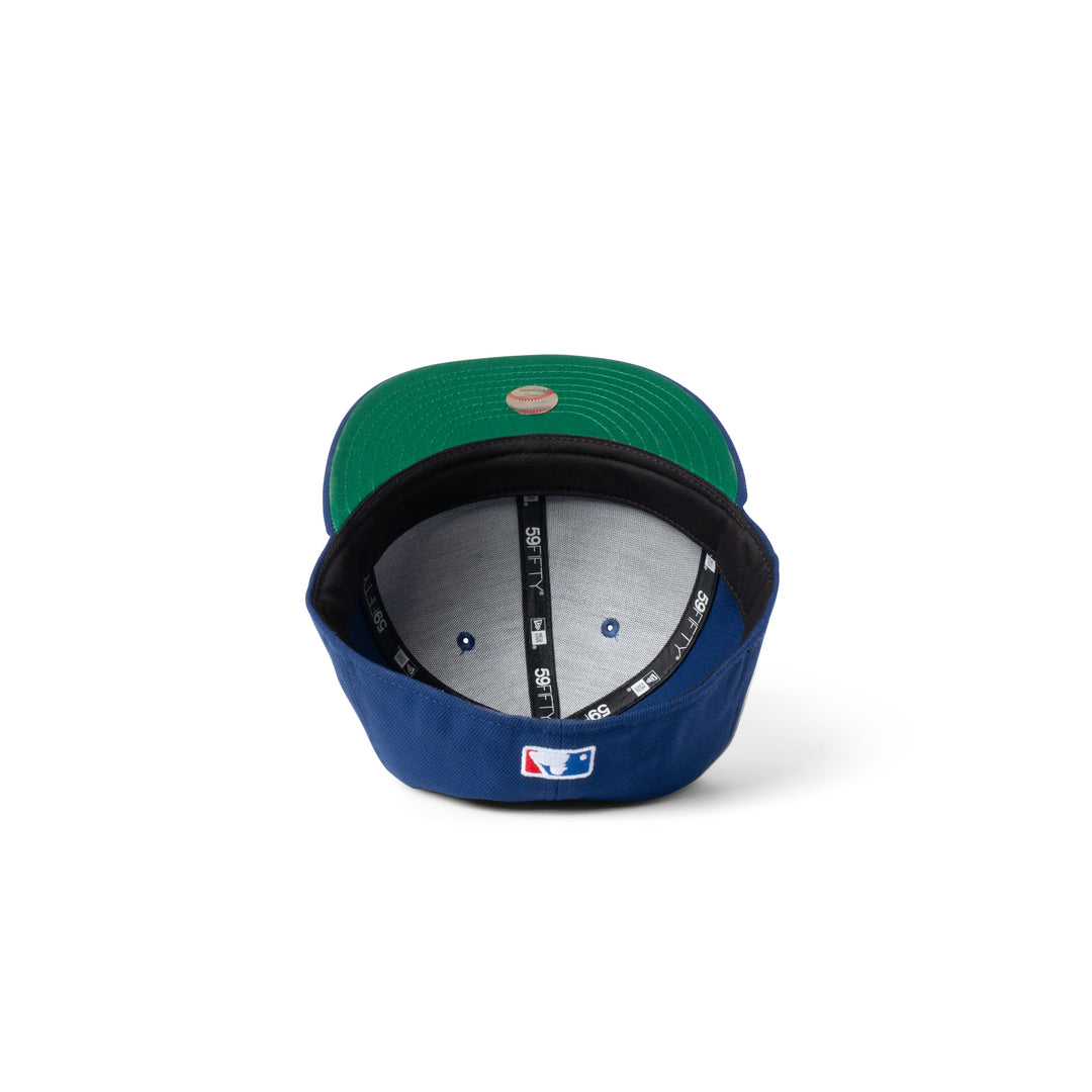 New Era Dodgers Micro Club Logo 59Fifty Fitted Blue