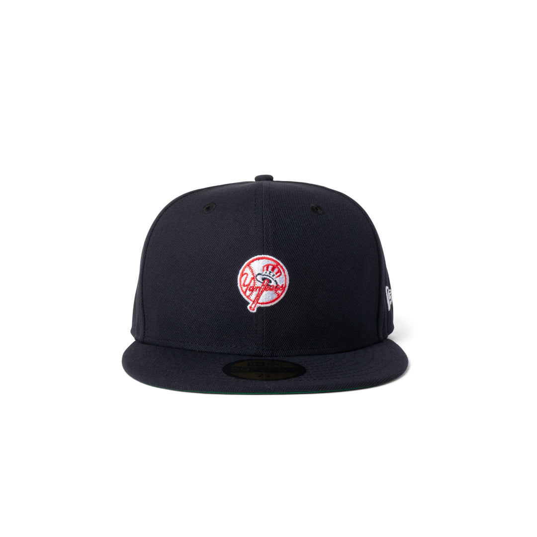 New Era Yankees Micro Club Logo 59Fifty Fitted Navy