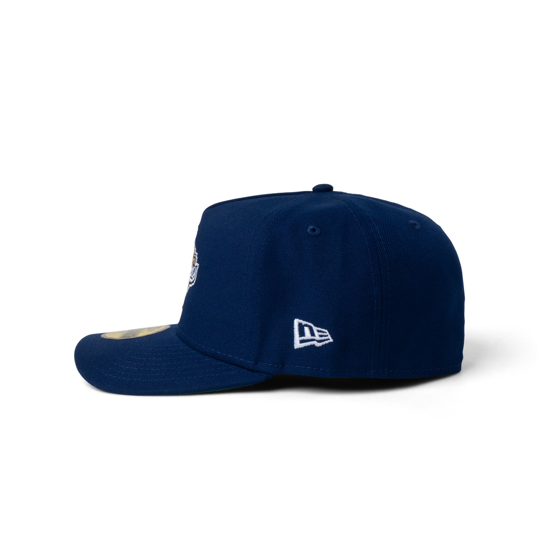 New Era Dodgers World Series Champions Patch 59Fifty Fitted Dark Royal