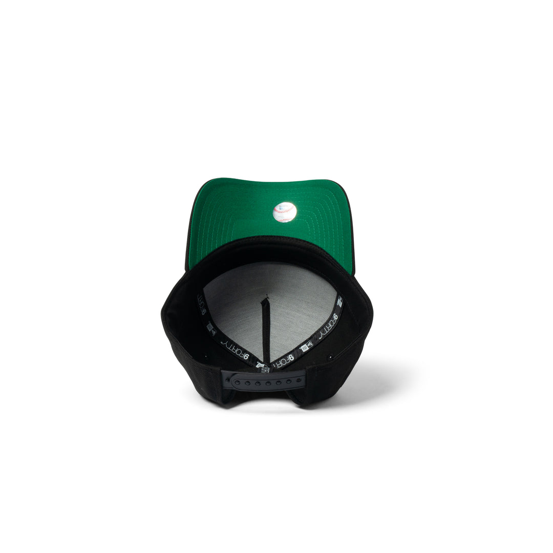 New Era Dodgers Super Micro Logo 9Forty A Frame Snapback Black