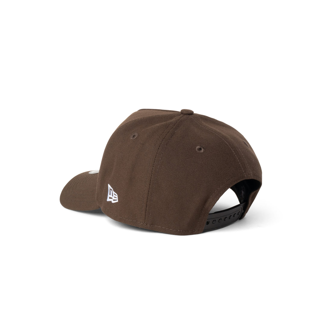 New Era Dodgers Super Micro Logo 9Forty A Frame Snapback Walnut