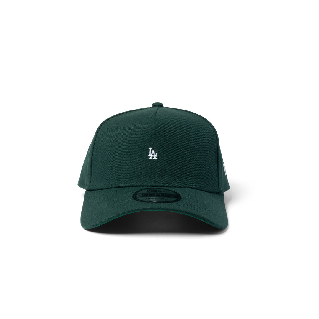 New Era Dodgers Super Micro Logo 9Forty A Frame Snapback Dark Green