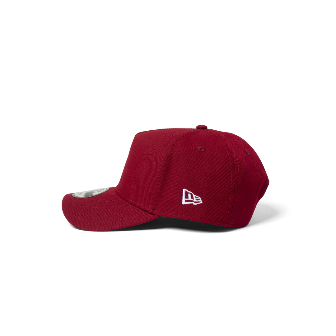 New Era Dodgers Super Micro Logo 9Forty A Frame Snapback Maroon