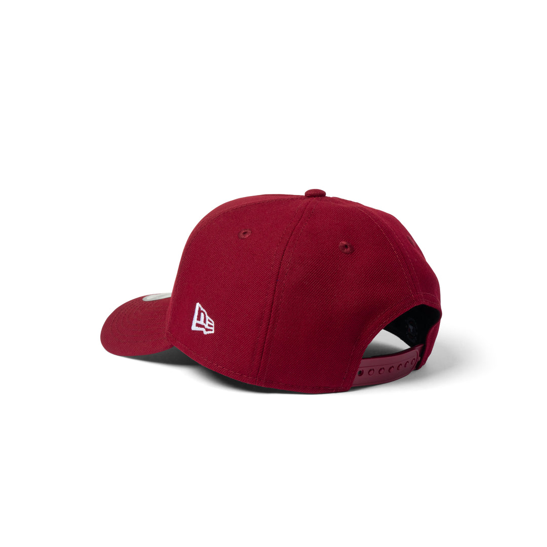 New Era Dodgers Super Micro Logo 9Forty A Frame Snapback Maroon