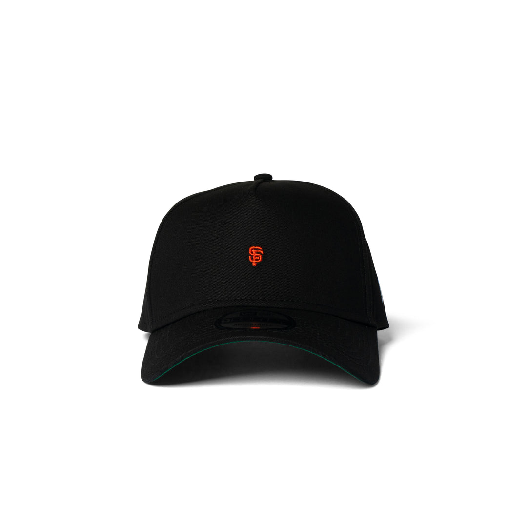 New Era Giants Super Micro Logo 9Forty A Frame Snapback Black