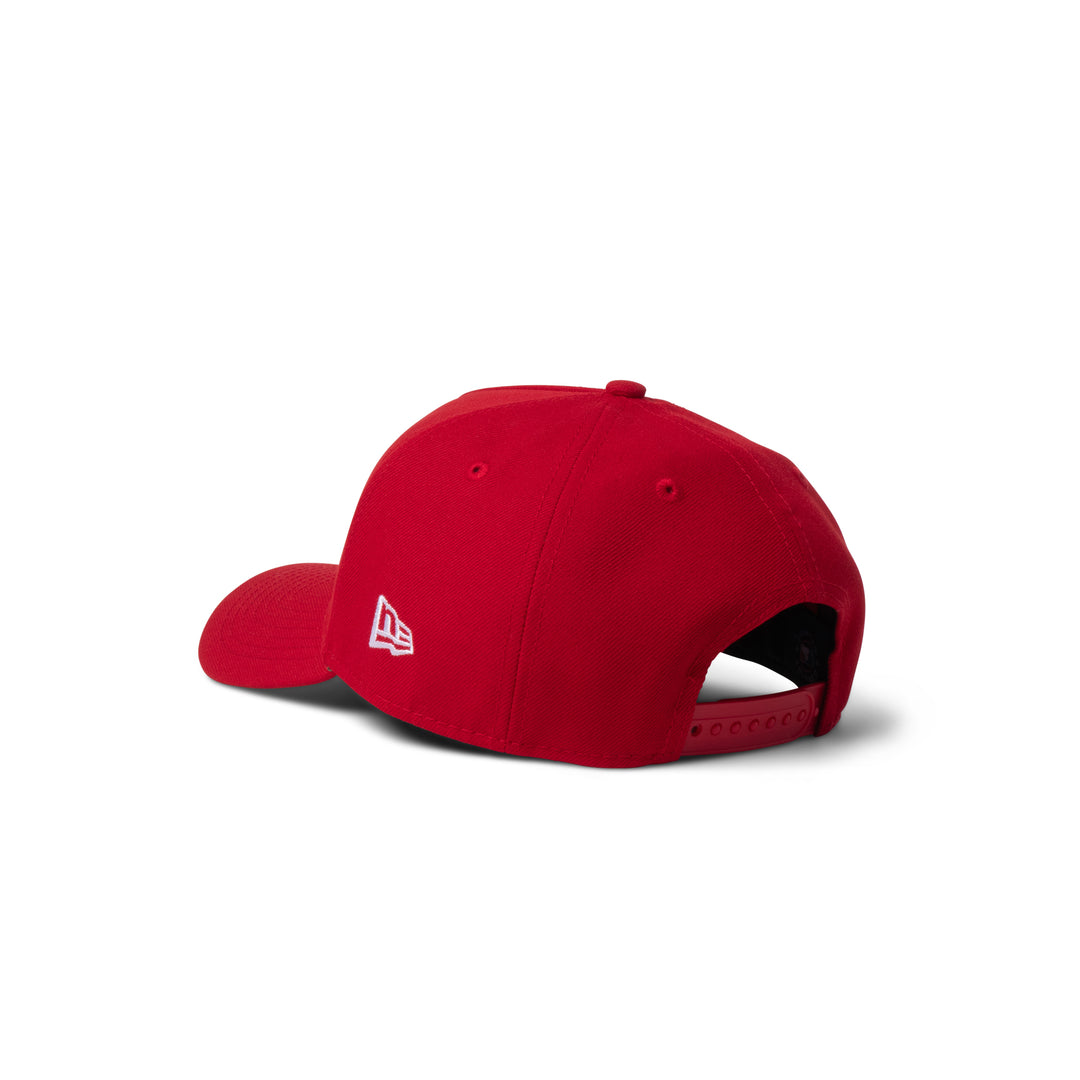 New Era Nationals Super Micro Logo 9Forty A Frame Snapback Red